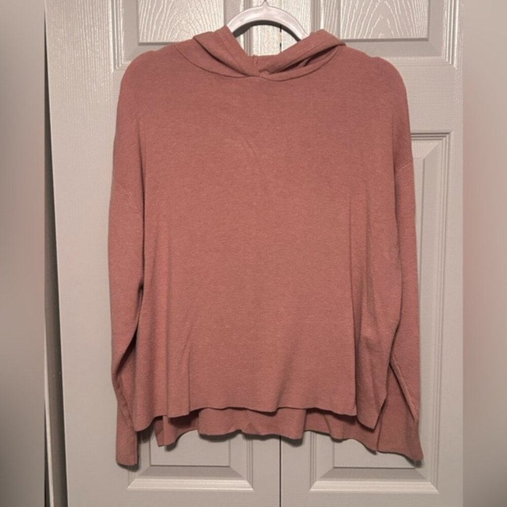 H&M Women's‎ Pullover Hooded Pink Sweatshirt Size Medium